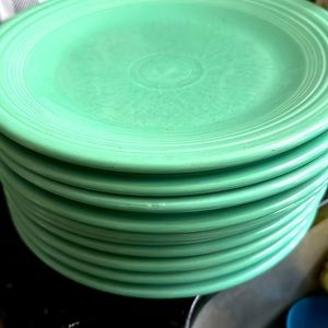 Fiesta Dinner Plate Sea Mist 10.5” -  Homer Laughlin fiestaware Colorful dish